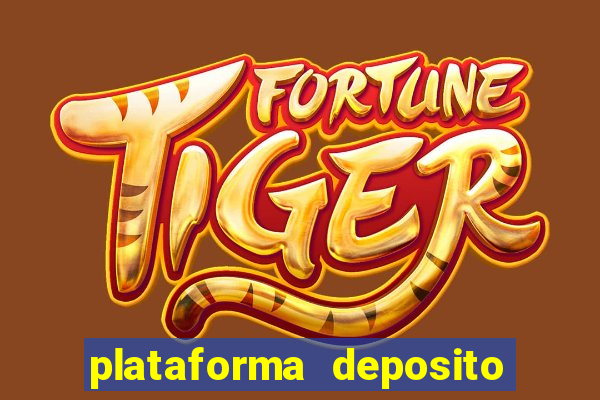 plataforma deposito 1 real fortune tiger